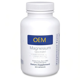 Magnesium (Glycinate) Supplement to Support Stress Relief, Sleep