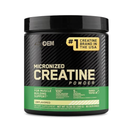 Micronized Creatine Monohydrate Powder, Unflavored, 60 Servings, 300