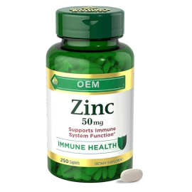 Zinc 50mg, Immune Support & Antioxidant Supplement, Promotes