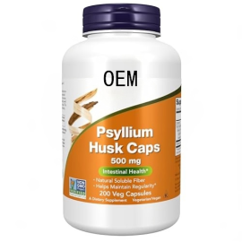 Supplements, Psyllium Husk Caps 500 mg, Non-GMO Project