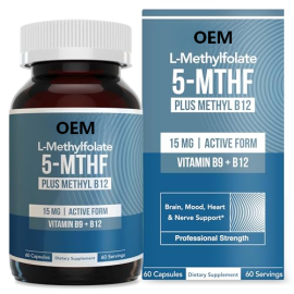 L Methyl Folate 15mg Plus Methyl B12 Cofactor