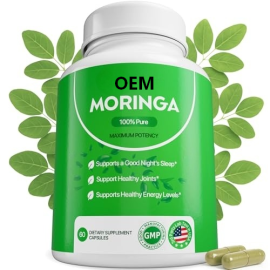 Moringa Capsules Pure Moringa Powder, Energy, Skin, Immune