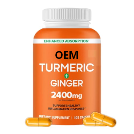 Turmeric Curcumin with Black Pepper & Ginger, 2400mg