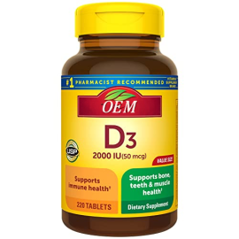 Vitamin D3 2000 IU (50 mcg), Vitamin D