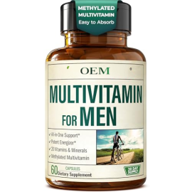 Methylated Multivitamin for Men with Bioavailable Vitamins, Chelated