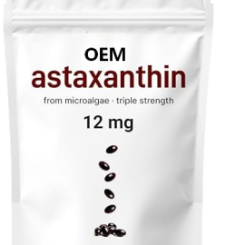 Astaxanthin 12mg with MCT Oil, 120 Softgels, 4