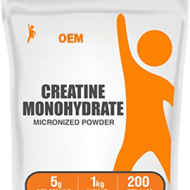 com Creatine Monohydrate Powder Micronized Creatine Powder, Unflavored
