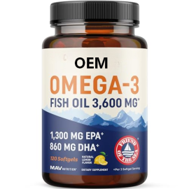 Triple Strength DHA Omega 3 Fish Oil 3600