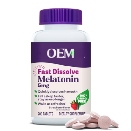 Melatonin 5mg Fast Dissolve Tablets, Sleep Support Supplements
