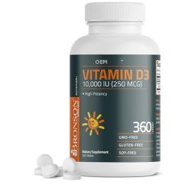 Vitamin D3 10,000iu (250mcg) 1 Year Supply