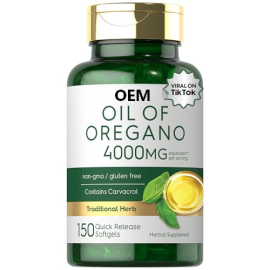 Oregano Oil Supplement 150 Softgel Capsules