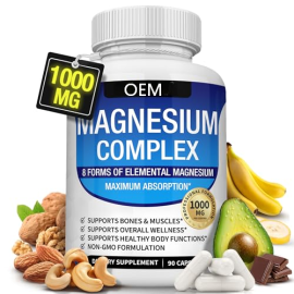 Magnesium Complex Supplement 8 Elemental 1000mg