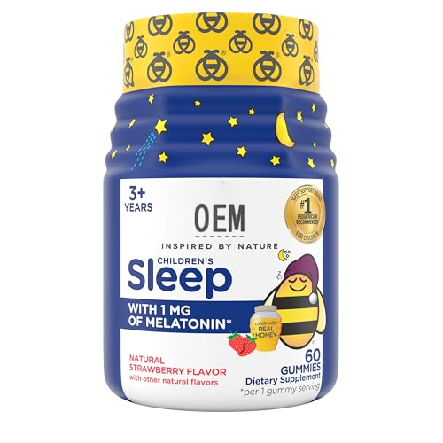 Kids Melatonin Gummies with 1mg Melatonin, Kids Sleep