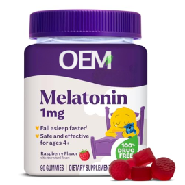 Kids Melatonin Gummies 1mg, Children’s Melatonin for Restful