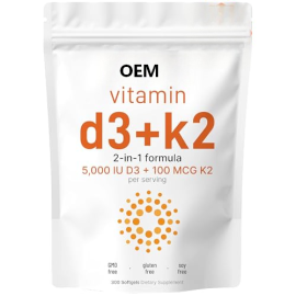 Vitamin D3 5,000 IU + K2 MK-7 100