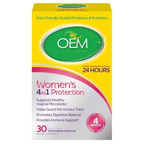 4-in-1 Probiotics for Women, Daily Probiotic & Prebiotic