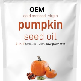 Pumpkin Seed Oil with Saw Palmetto, 300 Softgels
