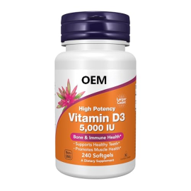 Supplements, Vitamin D-3 5,000 IU, High Potency, Structural