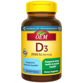 Vitamin D3 2000 IU (50 mcg), Vitamin D