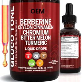 Berberine with Ceylon Cinnamon Supplement Liquid Drops