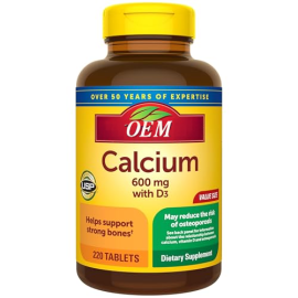 Calcium 600 mg with Vitamin D3, Dietary Supplement