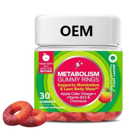 Metabolism Gummy Rings, Apple Cider Vinegar, Vitamin B12
