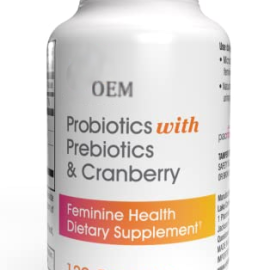 Probiotics for Women with Prebiotics, Cranberry & Vitamin