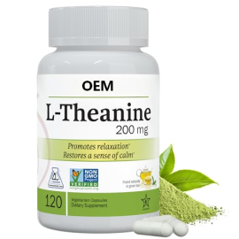 L-Theanine 200mg 120 Vegetarian Capsules
