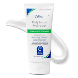 Facial Moisturizer Ceramides Hyaluronic Acid Formulated Without Common