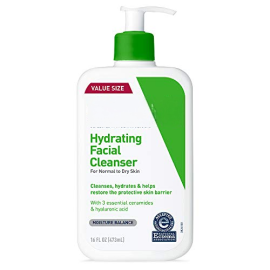 Hydrating Facial Cleanser Moisturizing Face Wash Dry Skin