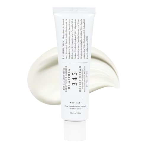 345 Relief Cream Moisturizer Soothing Recovery Blemish Care