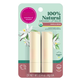 100% Lip Balm Sticks Vanilla Bean All Lip