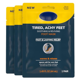 Tired Achy Feet Soothing Reviving Foot Mask
