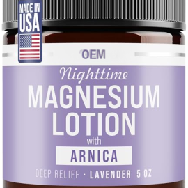 Nighttime Magnesium Lotion Arnica Soothing Relief Relaxation Highly