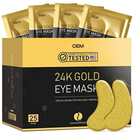 24K Gold Under Eye Patches Eye Mask Collagen