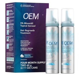 Women 5% Minoxidil Foam Growth Treatment Thinning Hair