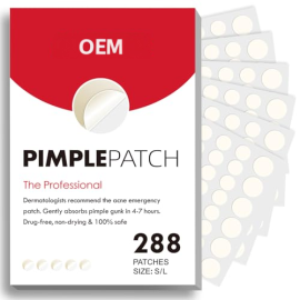 Pimple Patches Face Hydrocolloid Acne Patches Cute Round