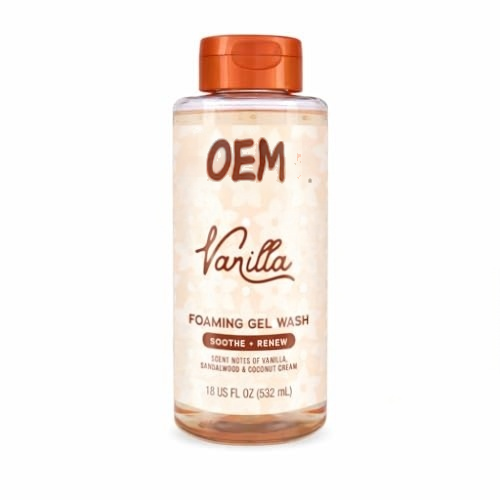 Vanilla Foaming Gel Wash Moisturizing Hydrating Body Wash